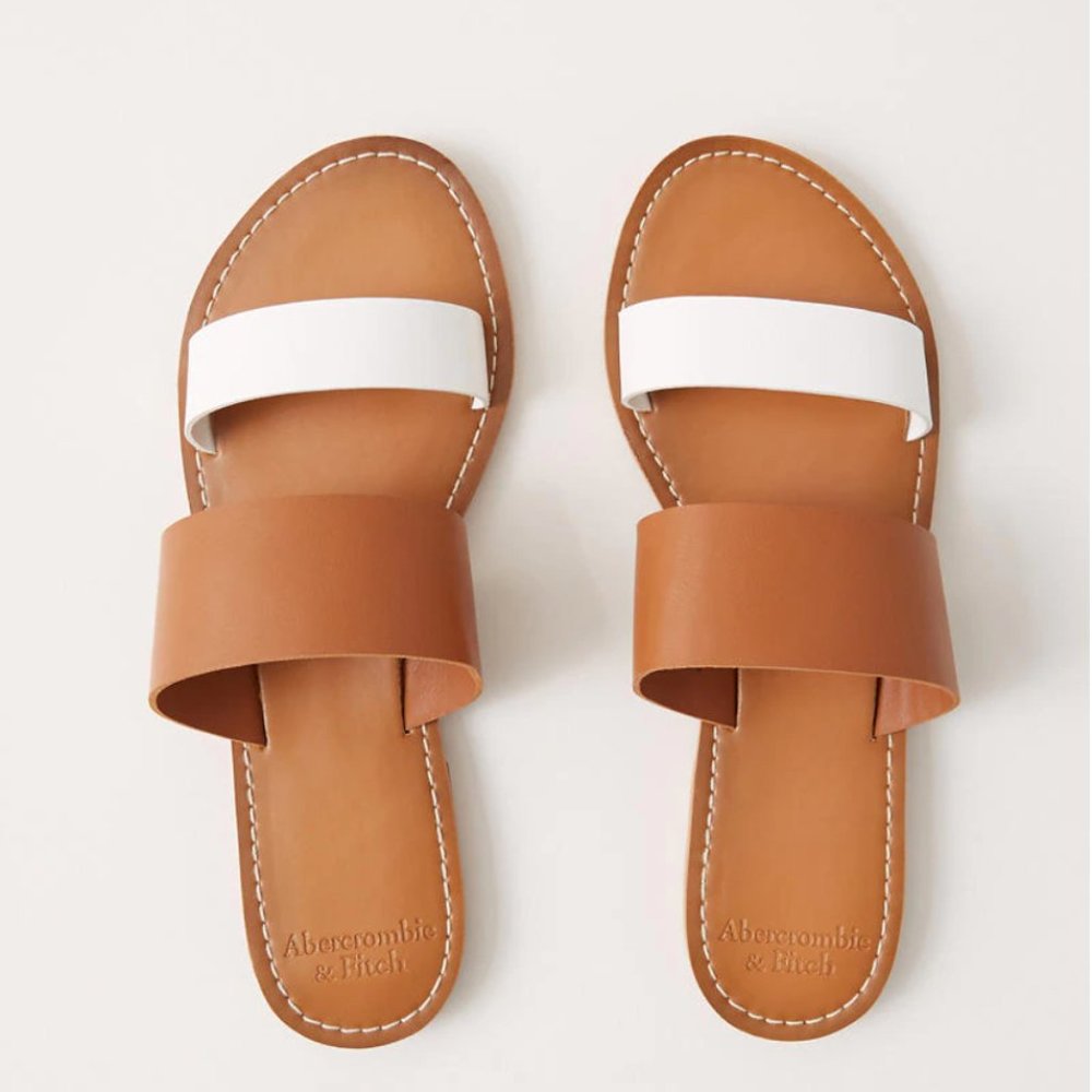 COPY - Abercrombie & Fitch Strap Faux Leather San…